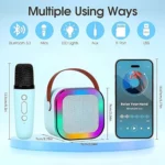 Hybite Mini Karaoke Toy 5 W Bluetooth Speaker Bluetooth V 5.0 with USB,Aux,SD card Slot Playback Time 5 hrs Metal - Image 3