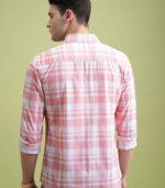 Highlander Men's Slim Fit Checks Shirt | Full Sleeves | Regular Collar | Casual Shirts for Men - Image 2