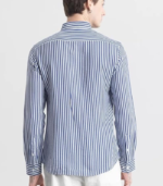 U TURN Men's Cotton Casual Printed Striped Stylish Latest Shirt for Men - Image 2