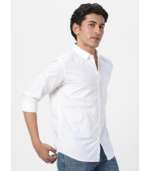 Fashion Men's Cotton Full Sleeve Regular Fit Casual Solid Shirt - Image 2