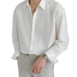 Men's Formal Button Down Shirt – Slim Fit Polycotton Shirt's for Men | Textured Full Sleeve| Business & Meeting Ready (Available in Plus Size)