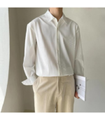 Men's Formal Button Down Shirt – Slim Fit Polycotton Shirt's for Men | Textured Full Sleeve| Business & Meeting Ready (Available in Plus Size) - Image 2