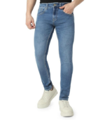 Men's Skinny Fit Low-Rise Casual Jeans