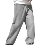 Men Jeans || Baggy Fit Jean's for Man || Loose Fit High Rise Denim || Stretchable Casual Wear Jean,s || Dance Rap Rapping Style Pant for Men || Denim Cotton Jeans (1)