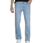 The Indian Garage Co Men Bootcut Solid Mid-Rise Stretchable Jeans