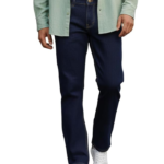 Fashion Men's Stretch Fit Mid Rise Washed Bootcut Jeans Stretchable