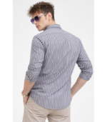 Men's Casual Printed Striped Stylish Latest Formal Shirt for Men - Image 2