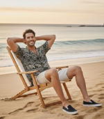 Glowic Men's Premium Cotton Blend Printed Cuban Collar Shirt | Stylish Elephant Motif Half Sleeve Beach Wear Casual Button Down Hawaiian Shirt for Men - Image 2