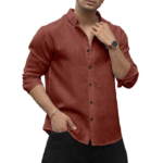 Casual | Plain | Full Sleeve | Summer-Regular Fit| Men Stylish Shirt