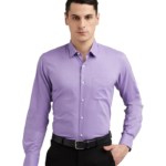 Men's Everday Regular Fit Solid Shirt | Cotton Rich | 5-Pin Pocketing