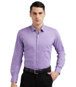 Men's Everday Regular Fit Solid Shirt | Cotton Rich | 5-Pin Pocketing