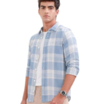 S-LINE Men Full Sleeve Check Cotton Shirt/Shirt for Men