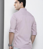 The Indian Garage Co Men Slim Fit Solid Full Sleeves Cutaway Collar Casual Shirt - Image 2