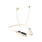Life Like Bluetooth Neckband With 100 Hours Working Playtime - Beige