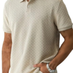 Trillion Jaqquard Men's Polo T Shirt for Men (Polyester Blend | Regular Fit)