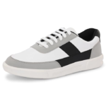 Men's Casual Shoes Fashion Lace Up Non-Slip Flats Trendy Stylish All Day Comfortable Lightweight Sneakers with Extra Comfort on Heel (3211)