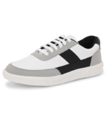 Men's Casual Shoes Fashion Lace Up Non-Slip Flats Trendy Stylish All Day Comfortable Lightweight Sneakers with Extra Comfort on Heel (3211)