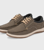 Centrino Moccasin for Men | Stylish & Comfortable with Soft Cushioned Insole |Lace-Up Hand-Stitched Design (9784) - Image 2