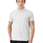 Symbol Men's Cotton Rich Striper Polo Collar Striped Tshirts | Half Sleeves-Regular Fit (Available in Plus Sizes)