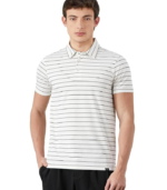 Symbol Men's Cotton Rich Striper Polo Collar Striped Tshirts | Half Sleeves-Regular Fit (Available in Plus Sizes)