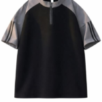 FN3 Men’s Half-Zip Color Block RegularFit T-Shirt|| Raglan Style || Casual Streetwear Tees