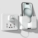 Mobile Phone Charging Stand, Multi-Functional Storage Holder, Bedside Fixed Rack, Bedroom, Office Accessories
