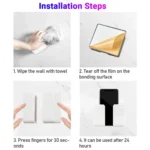 Mobile Phone Charging Stand, Multi-Functional Storage Holder, Bedside Fixed Rack, Bedroom, Office Accessories - Image 3