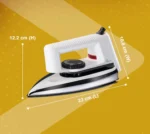 My Chetan Smarty White 1000 watt Dry Iron - Image 2