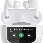 Neo TOUCH SCREEN Bluetooth True Wireless (TWS) In Ear 5 Hours Playback Active Noise cancellation IPX4(Splash & Sweat Proof) White