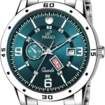 PIRASO Silver Stainless Steel Analog Men's Watch