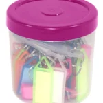 Rangwell Multicolor ID Tags Keychain(Set Of 50)
