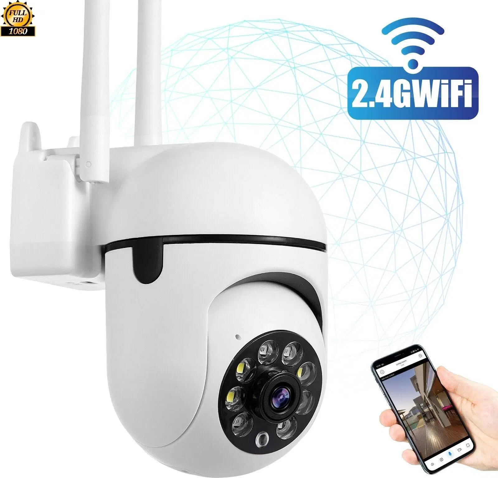 SKY-HUB-CCTV-CAM-HD-SDL040925233-1-0bffc.webp SKY HUB CCTV CAM HD Dome 720 Camera white body - Image 1