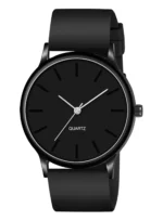Shivark Black Silicon Analog Men's Watch - Image 2