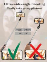 Shop To Shop Bluetooth Selfie Flash Light ( Black ) - Image 2
