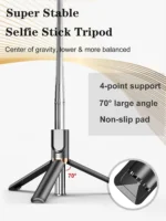 Shop To Shop Bluetooth Selfie Flash Light ( Black ) - Image 4