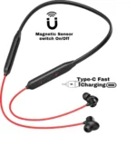Bullet Z Red Playing,HIFI Sound,Deep Bass,Bluetooth Neckband Earphone Bluetooth Headset - Image 2