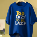 trendy women blue oversized tshirt /loose fit