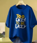 trendy women blue oversized tshirt /loose fit