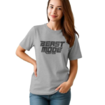 Loose Fit Round Neck Half Sleeve Cottonblend Tshirt