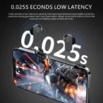 VEhop NORD BUDS GAMING Bluetooth True Wireless (TWS) In Ear 35 Hours Playback Fast charging,Low Latency IPX4(Splash & Sweat Proof) Black - Image 2
