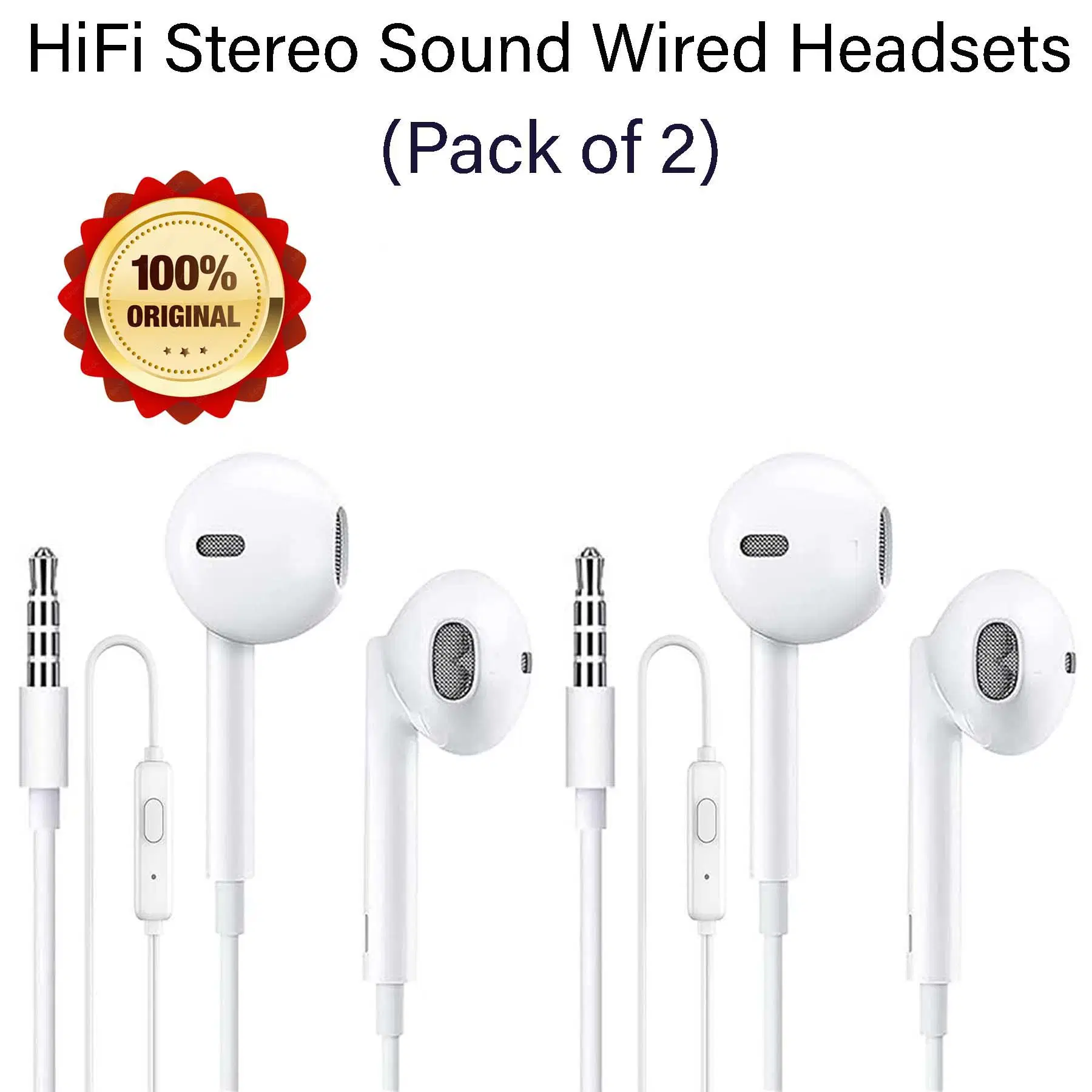 XYBEL-WRD-EPH-WHITE-2NOS-SDL938373611-1-35ade.webp XYBEL WRD-EPH-WHITE-2NOS 3.5 mm Wired Earphone In Ear Powerfull Bass White - Image 1