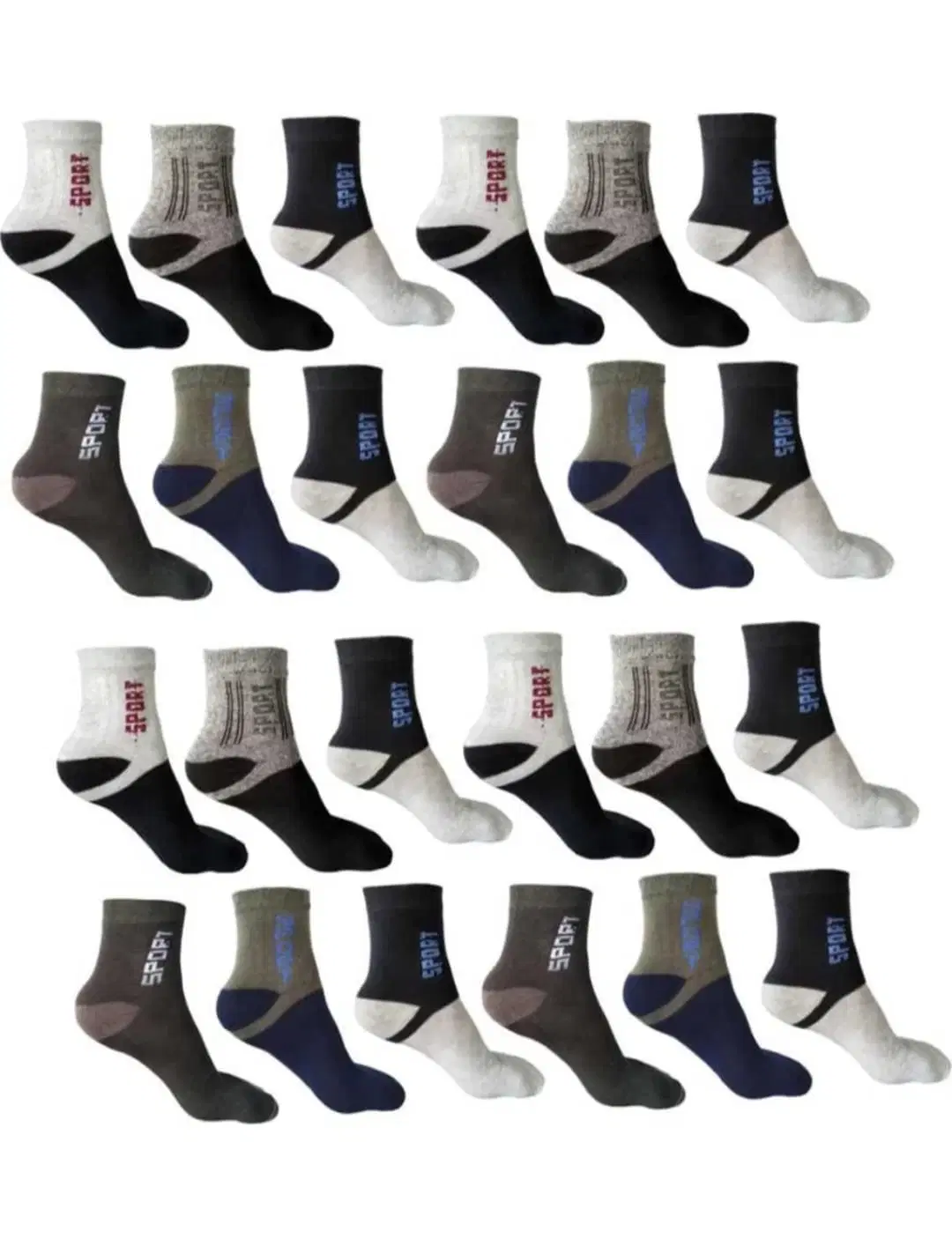 finzer-Pack-of-12-Men-SDL068516247-1-15351.webp finzer Pack of 12 Men's Cotton Ankle Length Socks ( Multicolor ) - Image 1