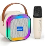 jhn 122 5 W Bluetooth Speaker Bluetooth V 5.1 with USB,SD card Slot Playback Time 5 hrs Beige