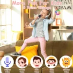 jhn JHN122 5 W Bluetooth Speaker Bluetooth V 5.1 with USB,SD card Slot Playback Time 5 hrs Pink - Image 3